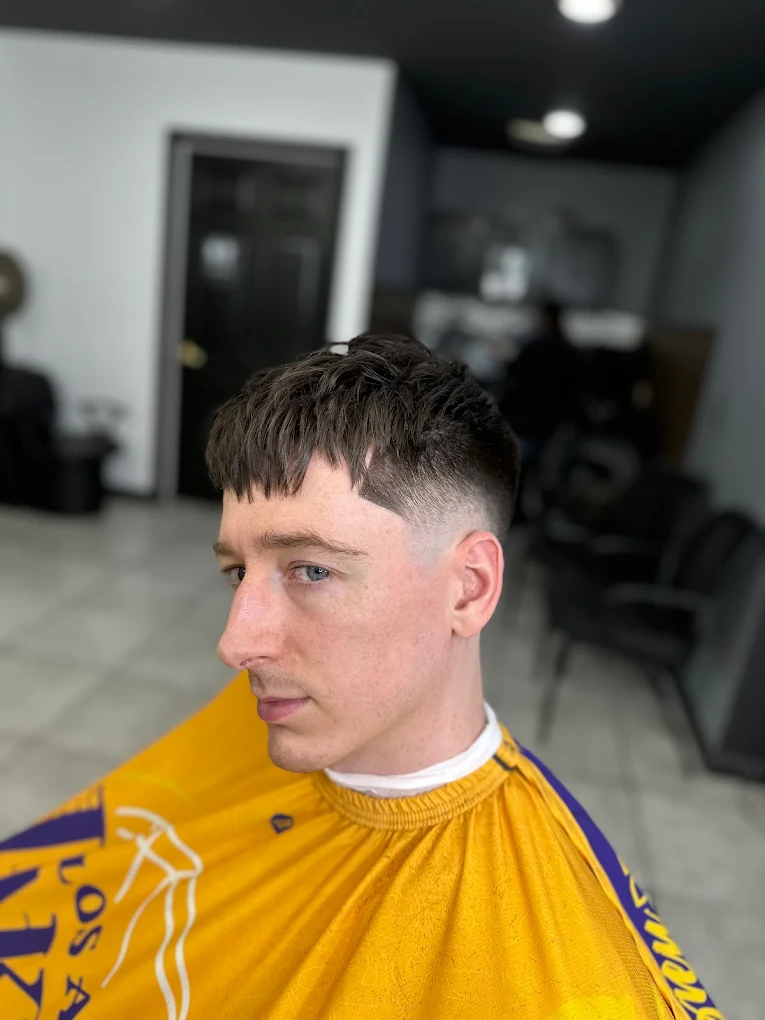 Burst Fade at Custom Fades barbershop