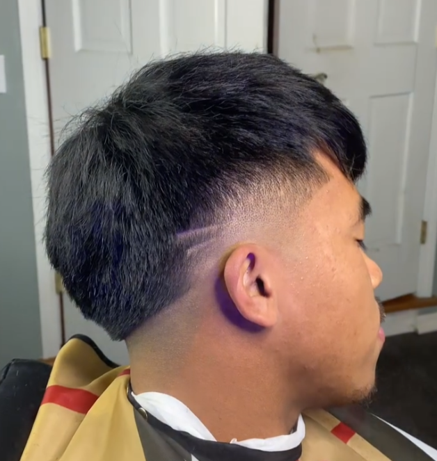 Burst Taper at Custom Fades barbershop