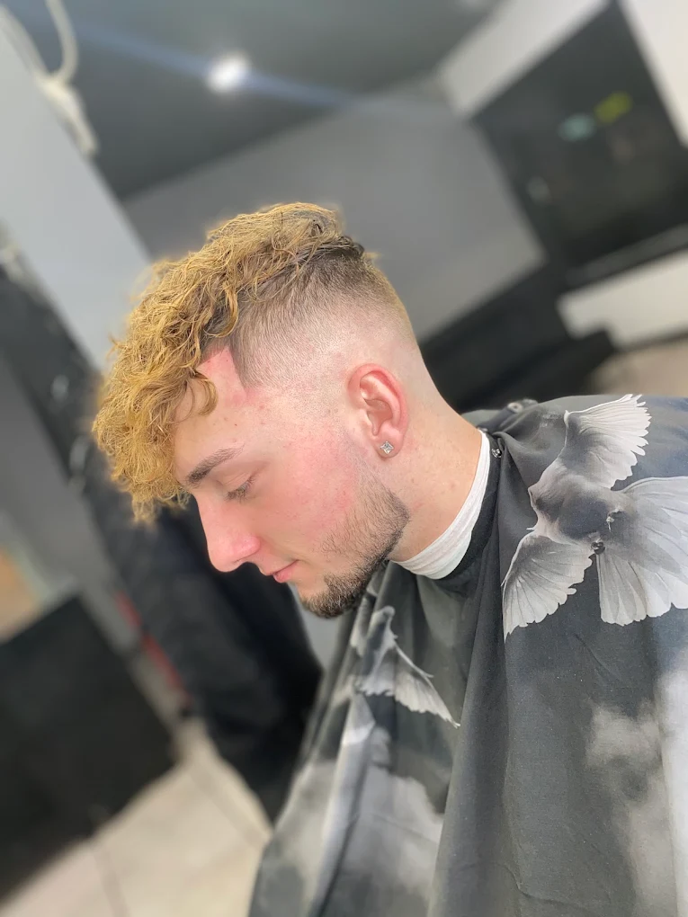 Medium Fade at Custom Fades barbershop