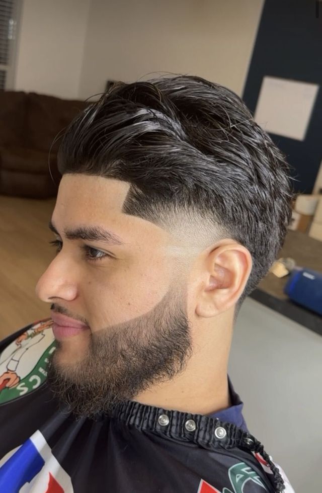 Taper & Line Up at Custom Fades barbershop