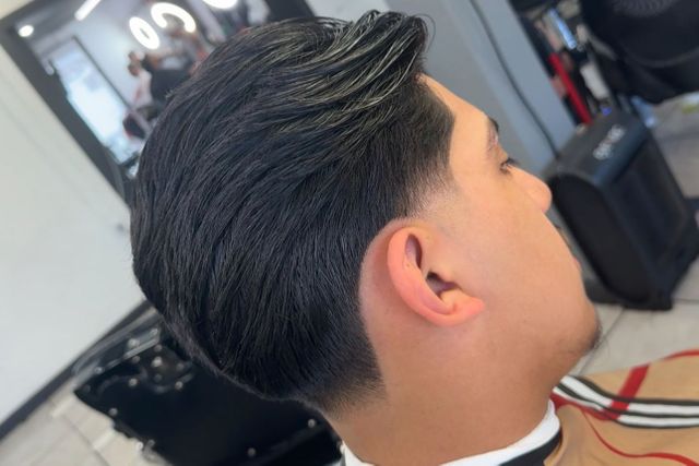 Low Taper at Custom Fades barbershop