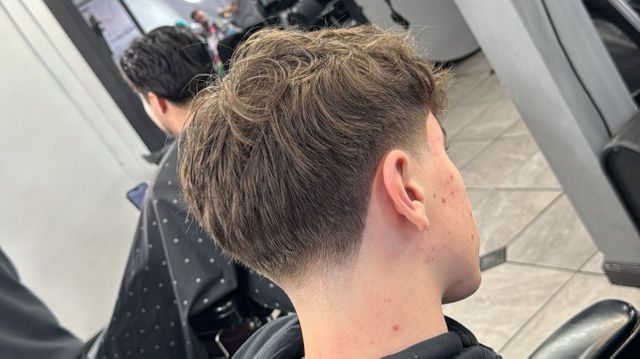Low Taper at Custom Fades barbershop